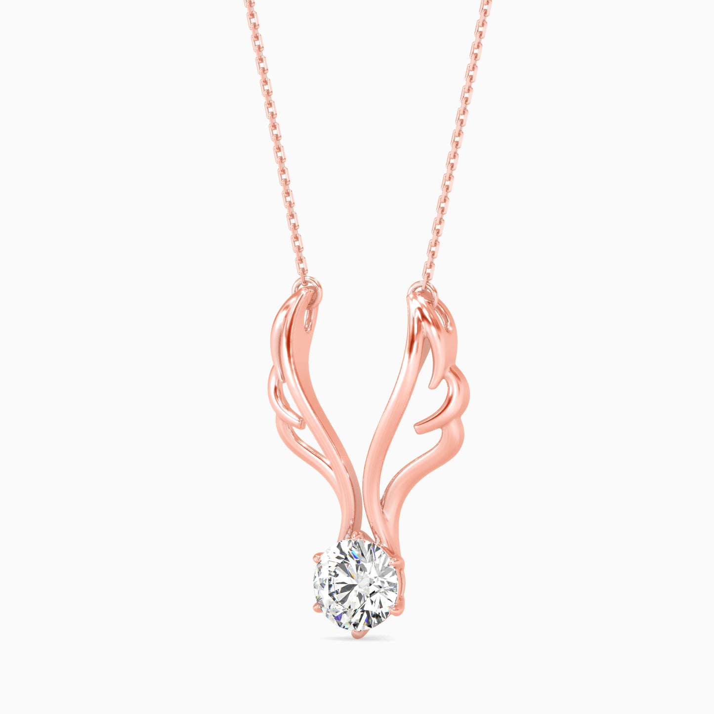 Orville Diamond Solitaire Pendant