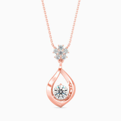 Medusa Diamond Solitaire Pendant