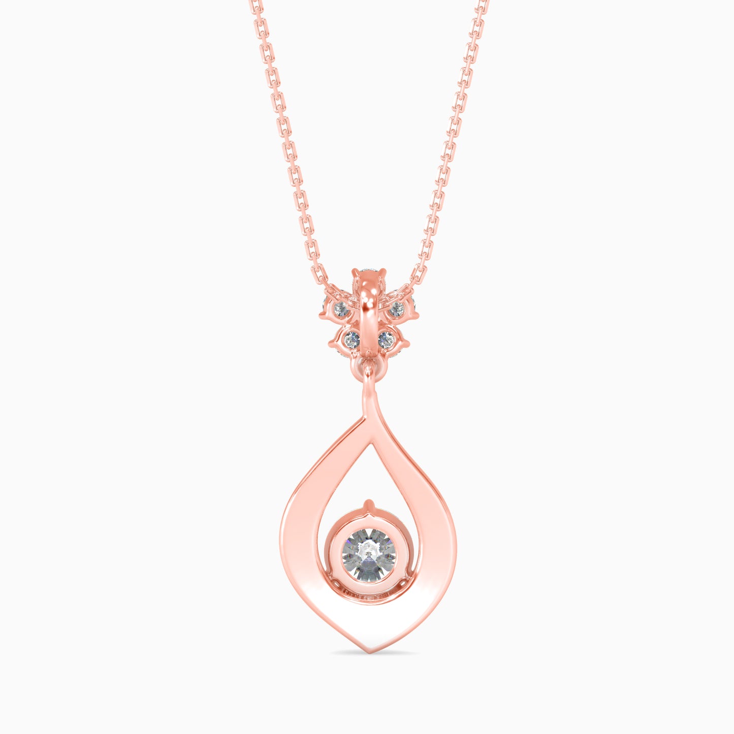 Medusa Diamond Solitaire Pendant