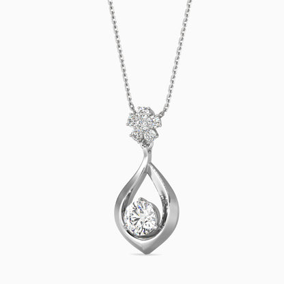 Medusa Diamond Solitaire Pendant