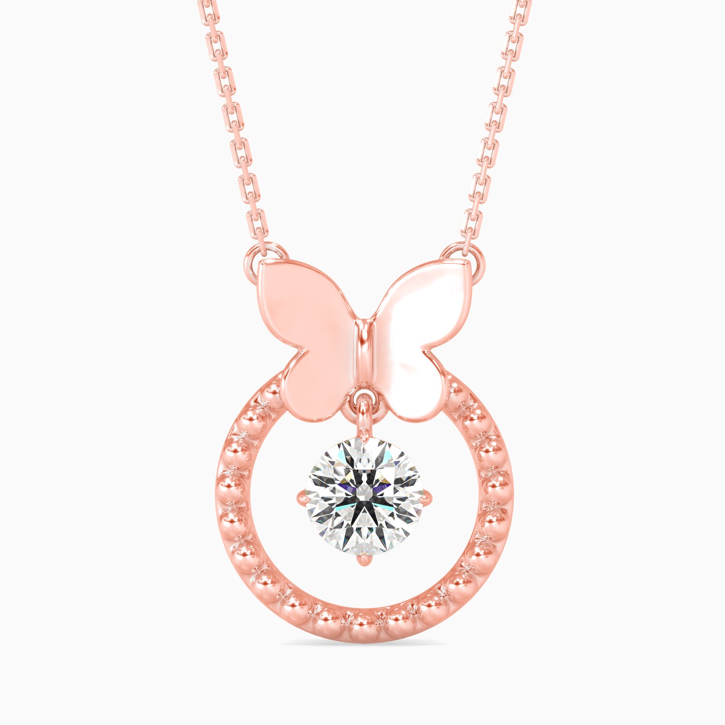 Arikara Solitaire Diamond Pendant