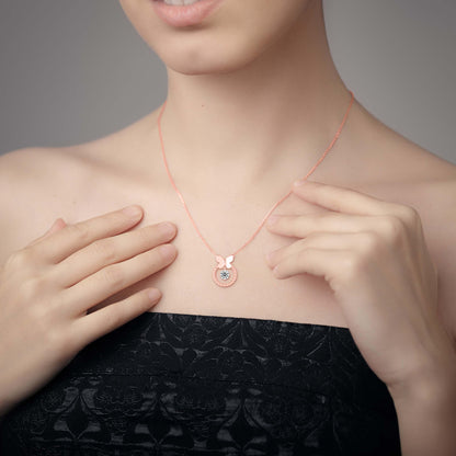 Arikara Solitaire Diamond Pendant