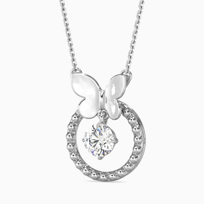 Arikara Solitaire Diamond Pendant