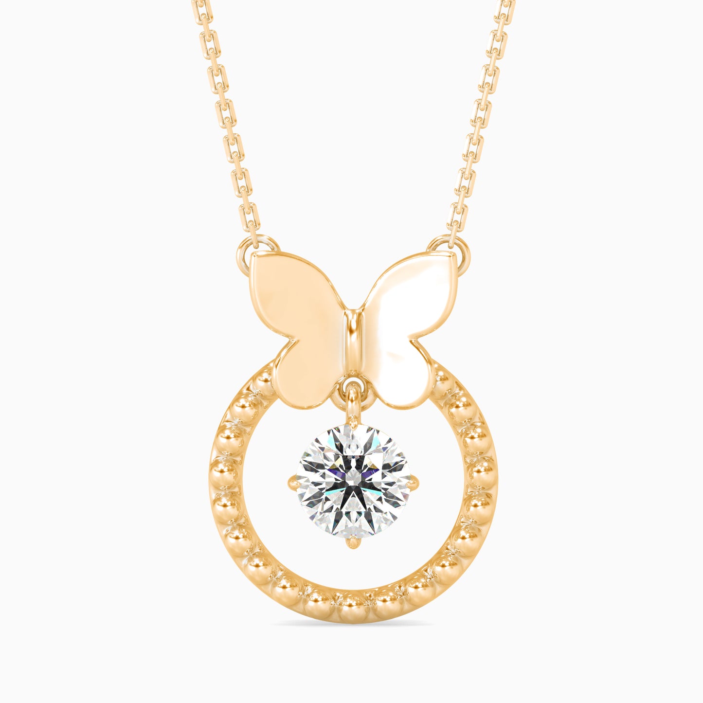 Arikara Solitaire Diamond Pendant