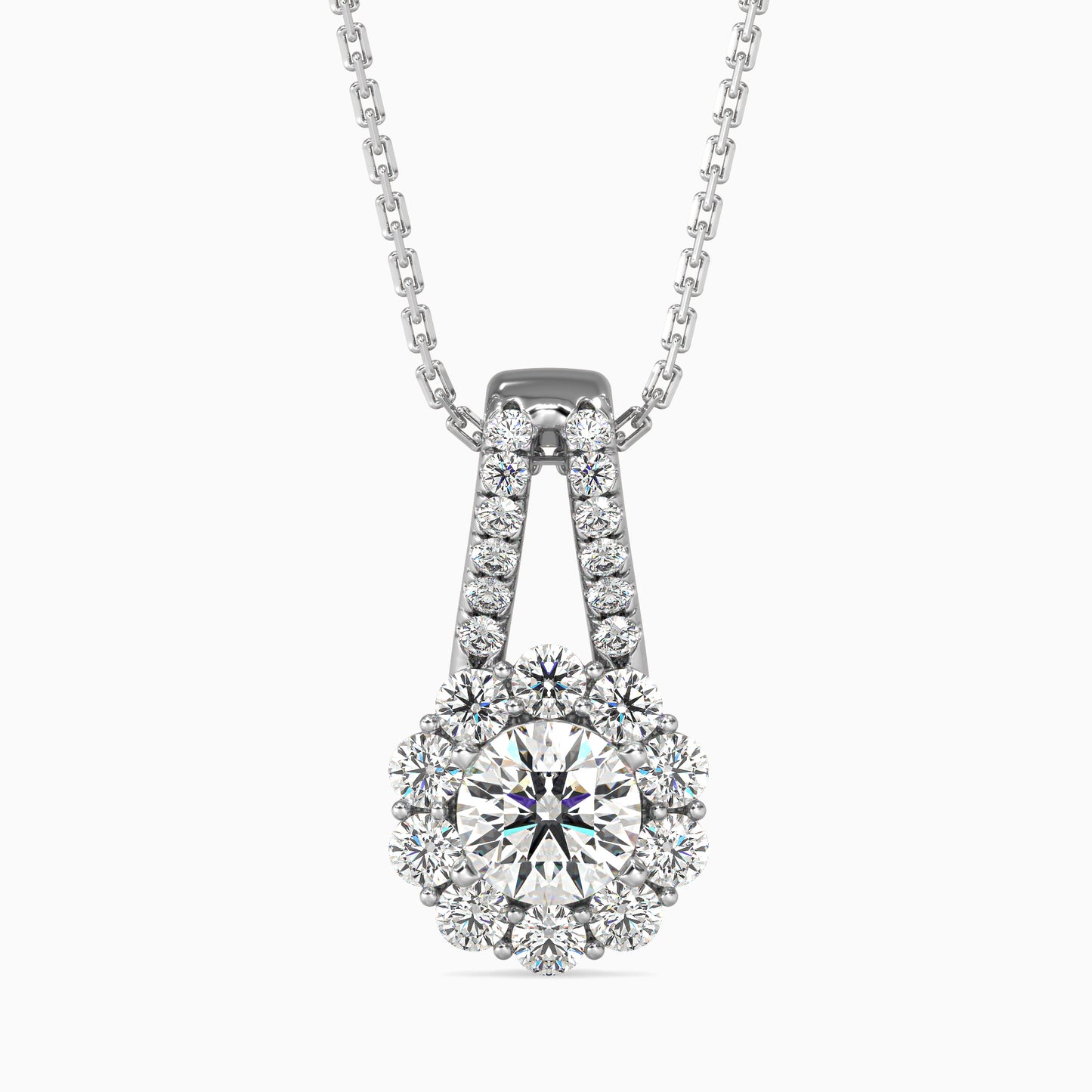 Nestor Diamond Solitaire Pendant