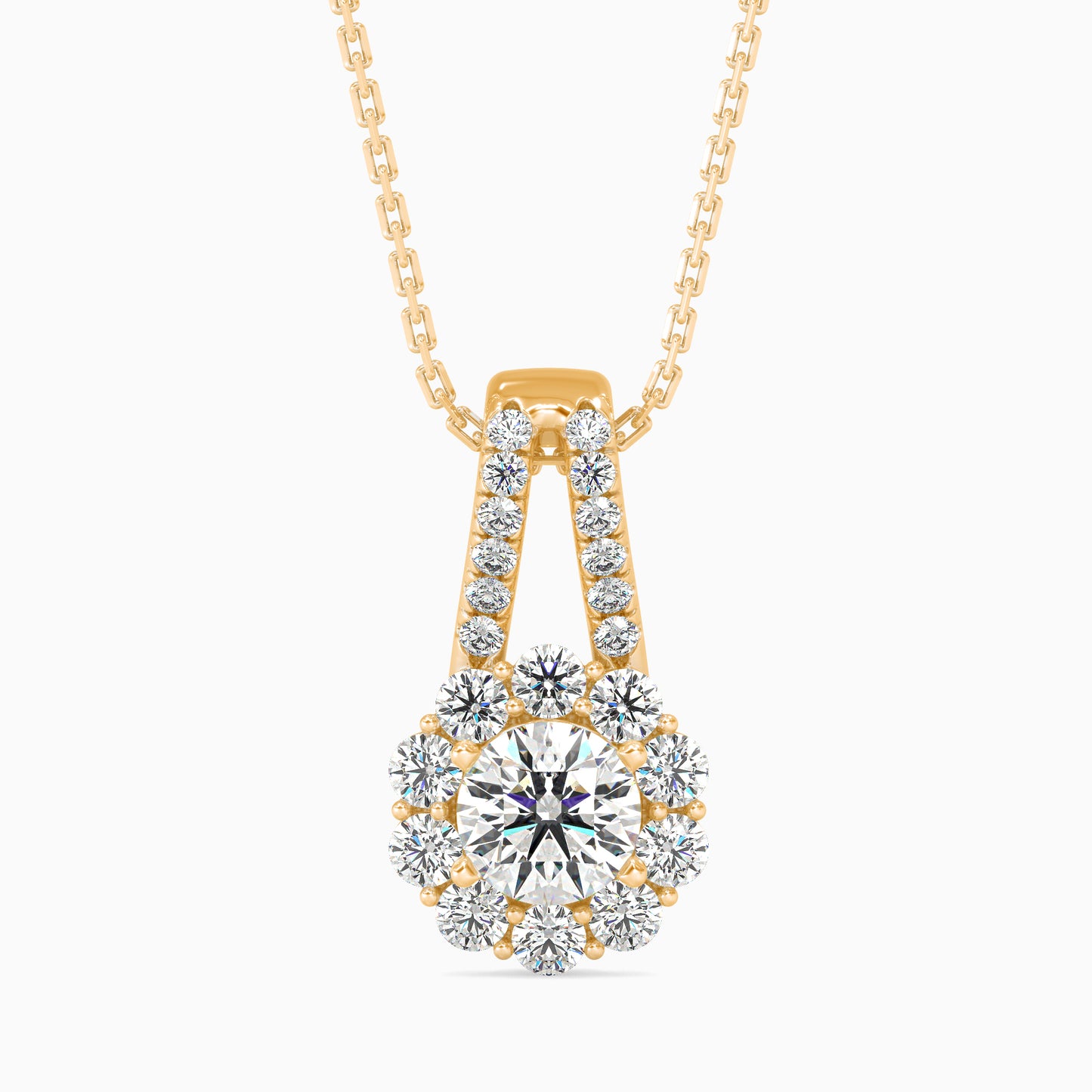 Nestor Diamond Solitaire Pendant