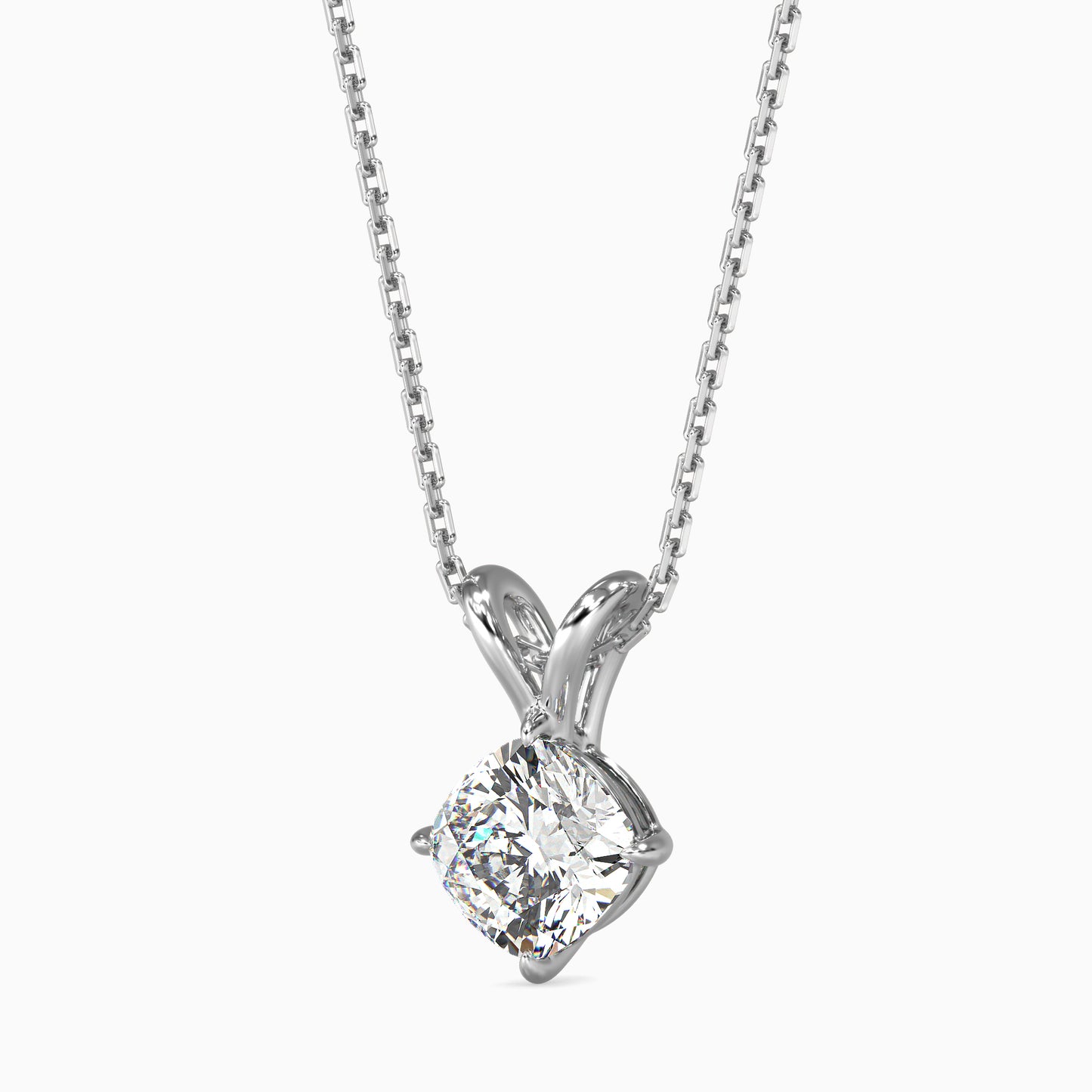 Shimmering Moondrops Diamond Pendant