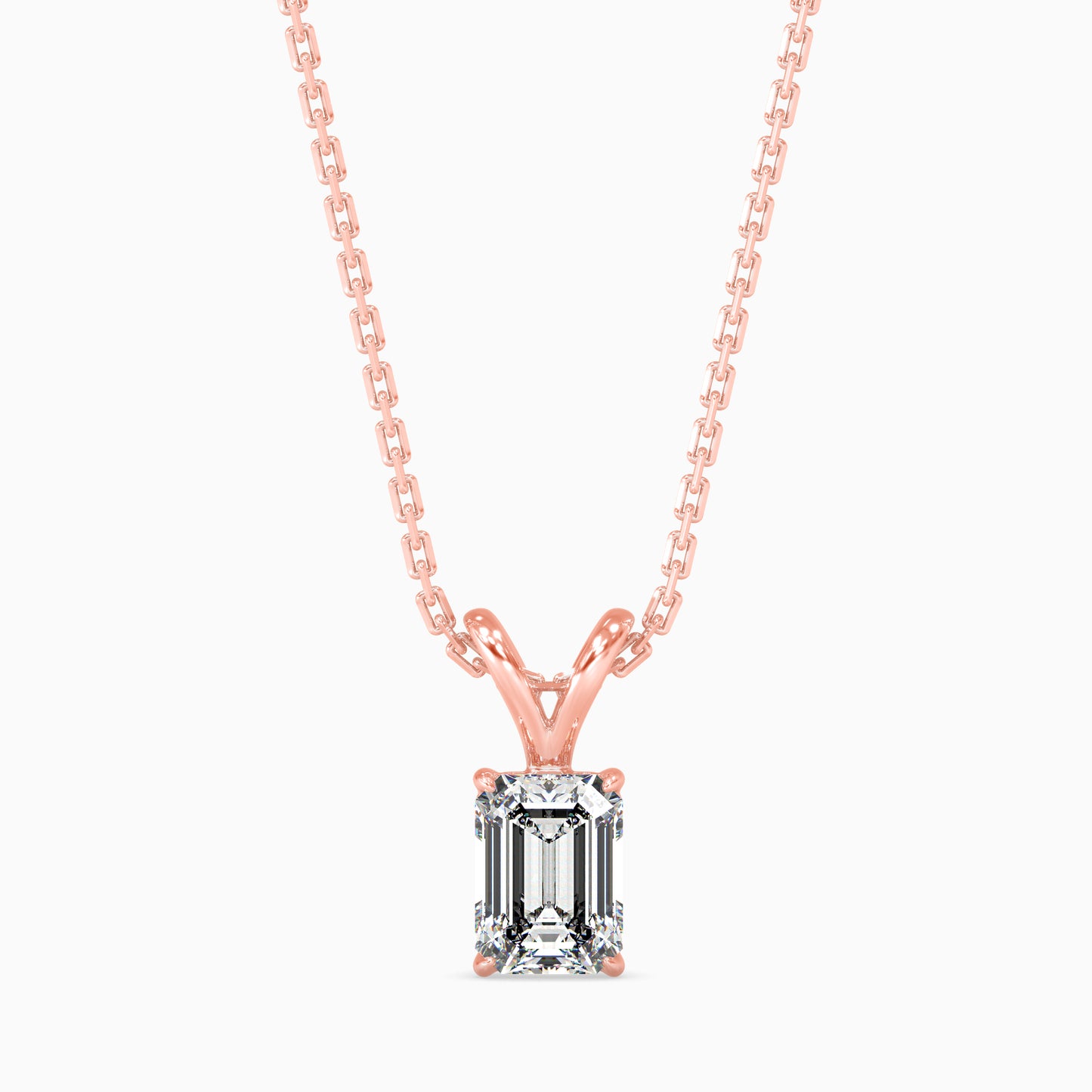 Exquisite Embers Solitaire Pendant