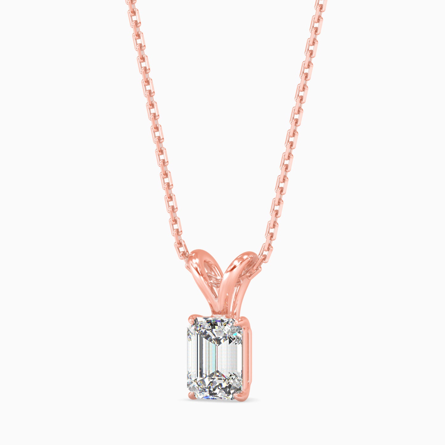 Exquisite Embers Solitaire Pendant