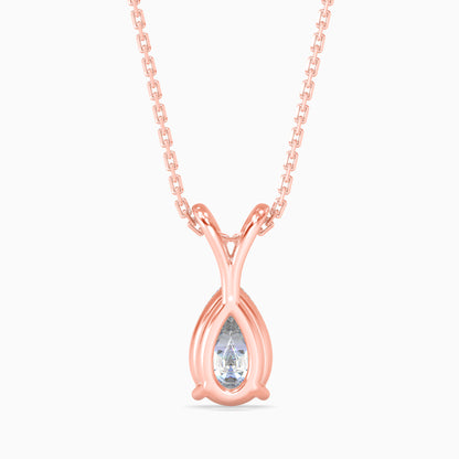 Dazzling Drops Solitaire Pendant