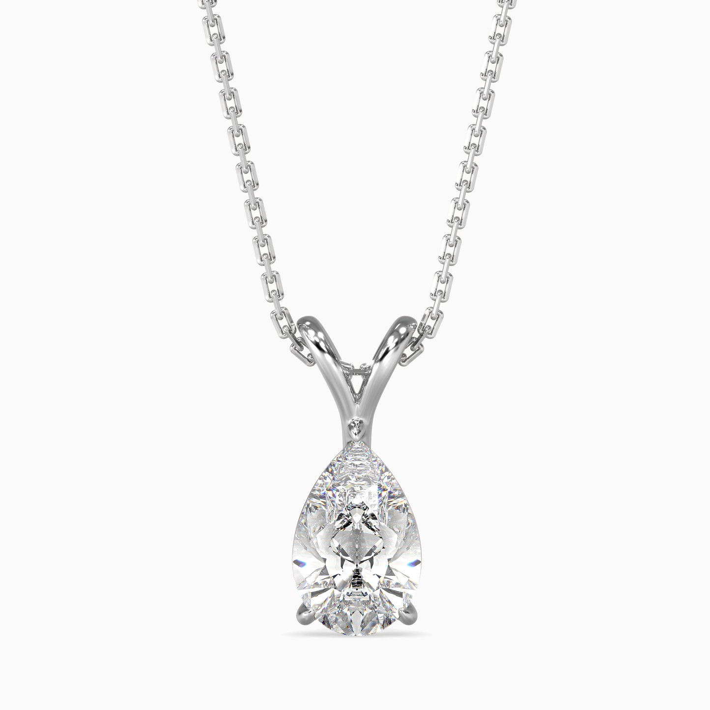 Dazzling Drops Solitaire Pendant