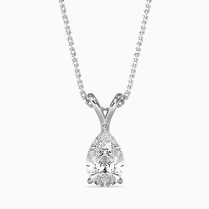 Dazzling Drops Solitaire Pendant