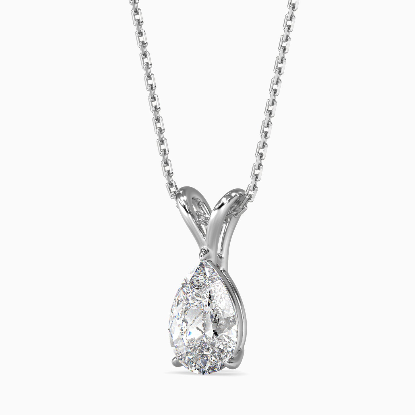 Dazzling Drops Solitaire Pendant