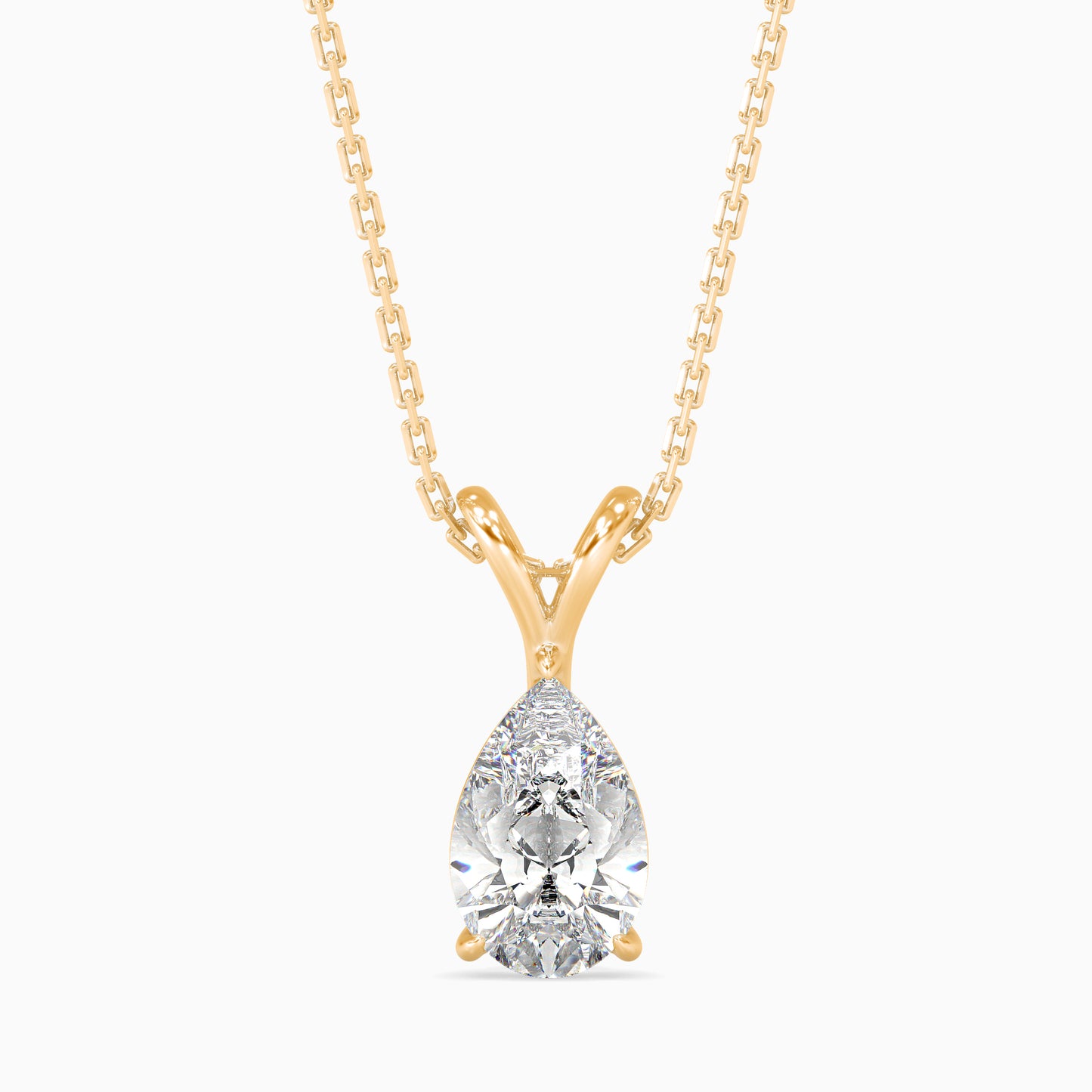 Dazzling Drops Solitaire Pendant