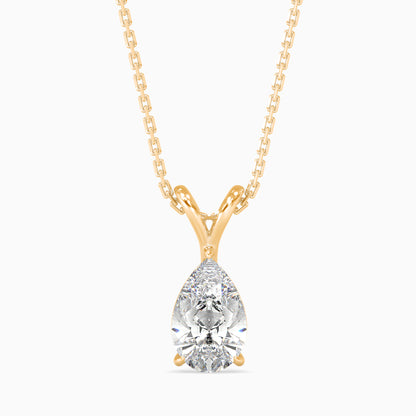 Dazzling Drops Solitaire Pendant