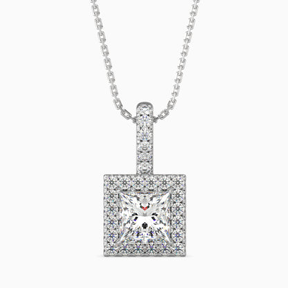 Sparkling Spheres Solitaire Pendant