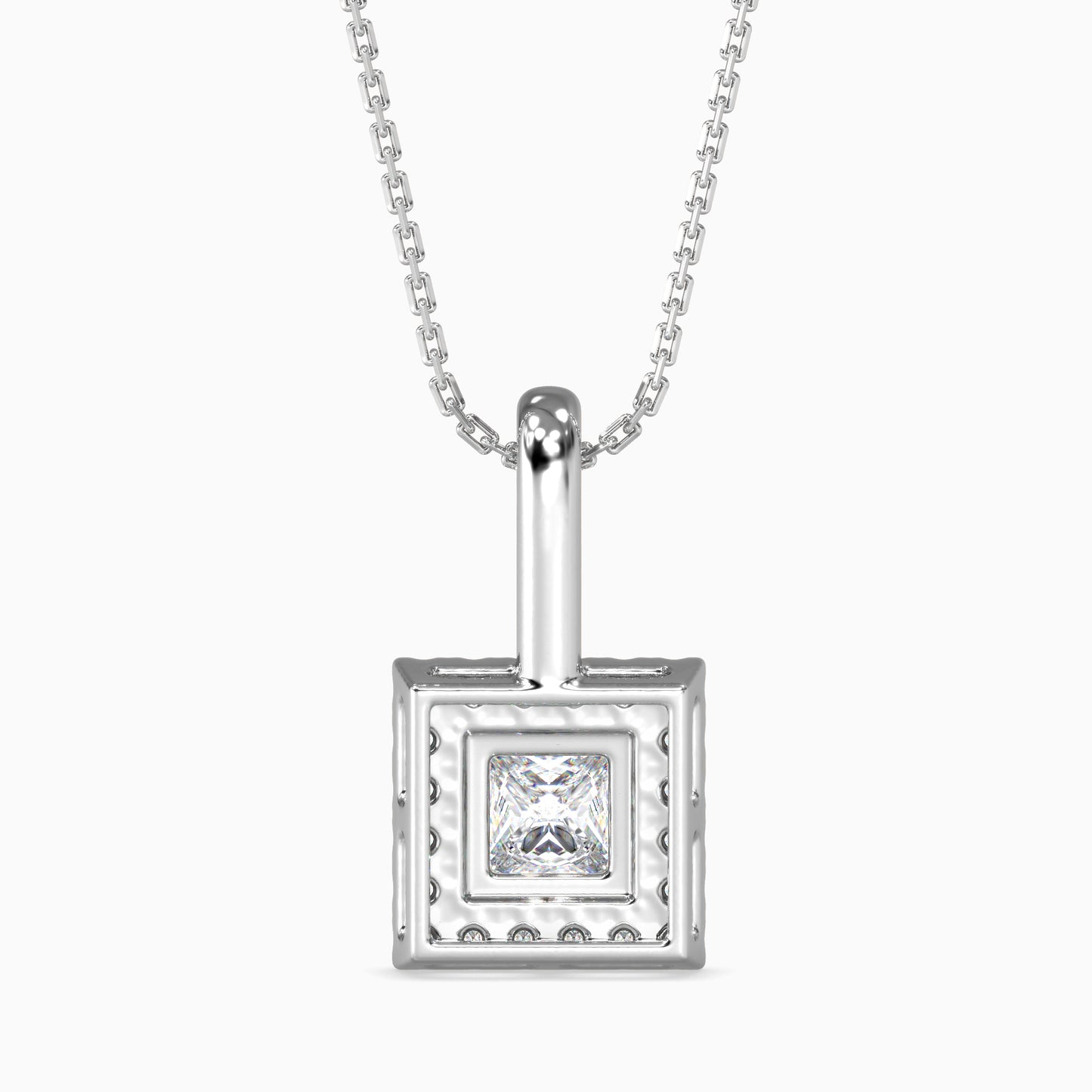 Sparkling Spheres Solitaire Pendant