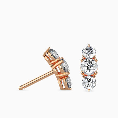 Martina Diamond Solitaire Earring