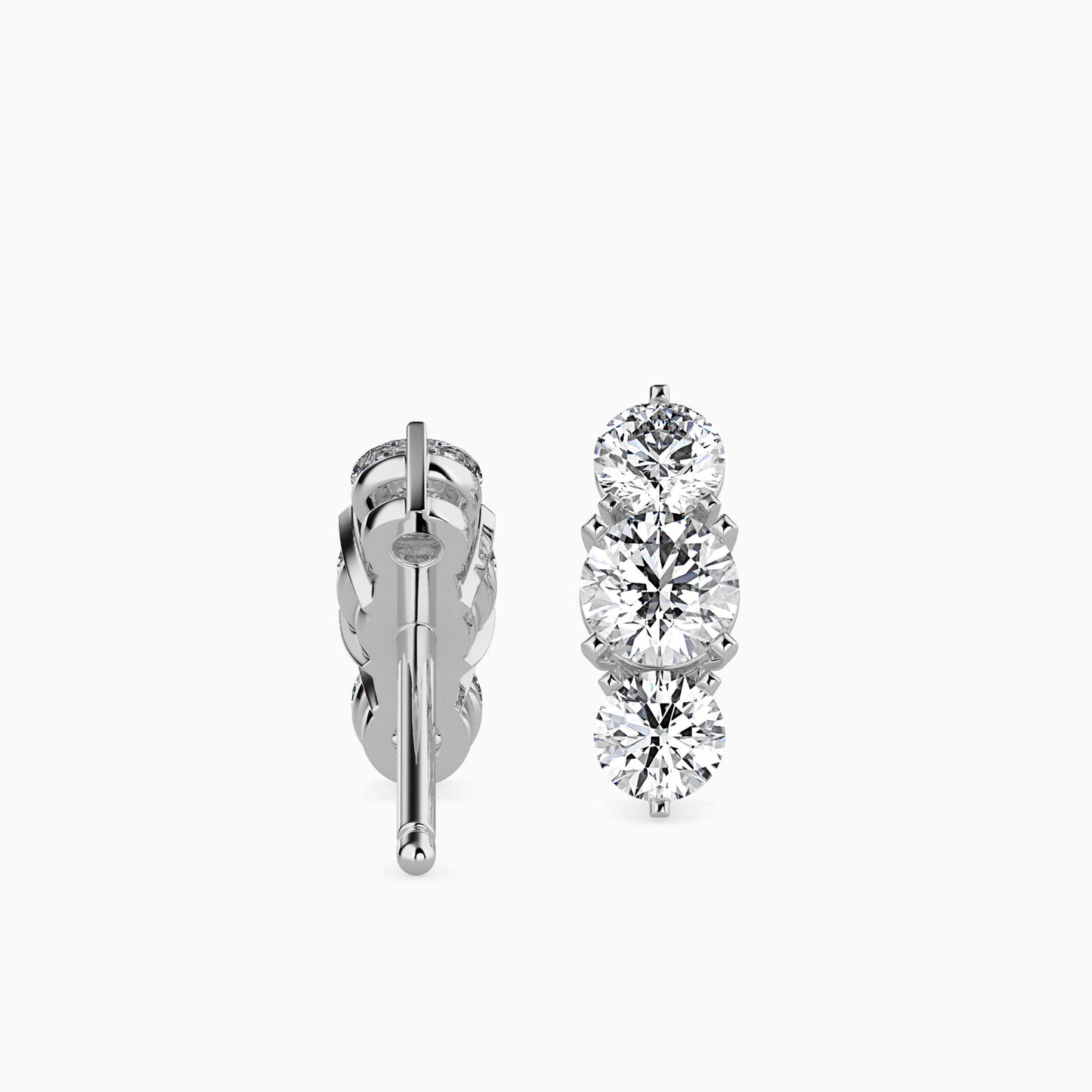 Martina Diamond Solitaire Earring