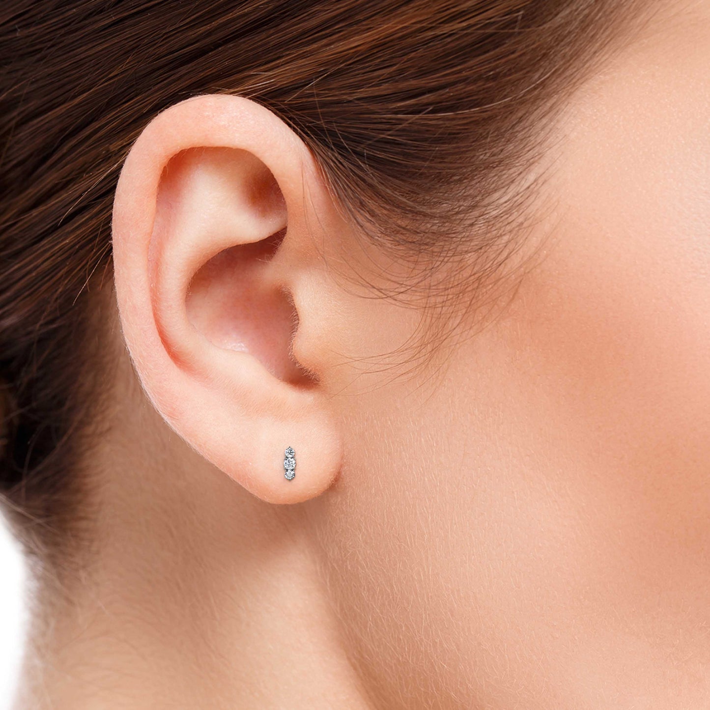 Martina Diamond Solitaire Earring