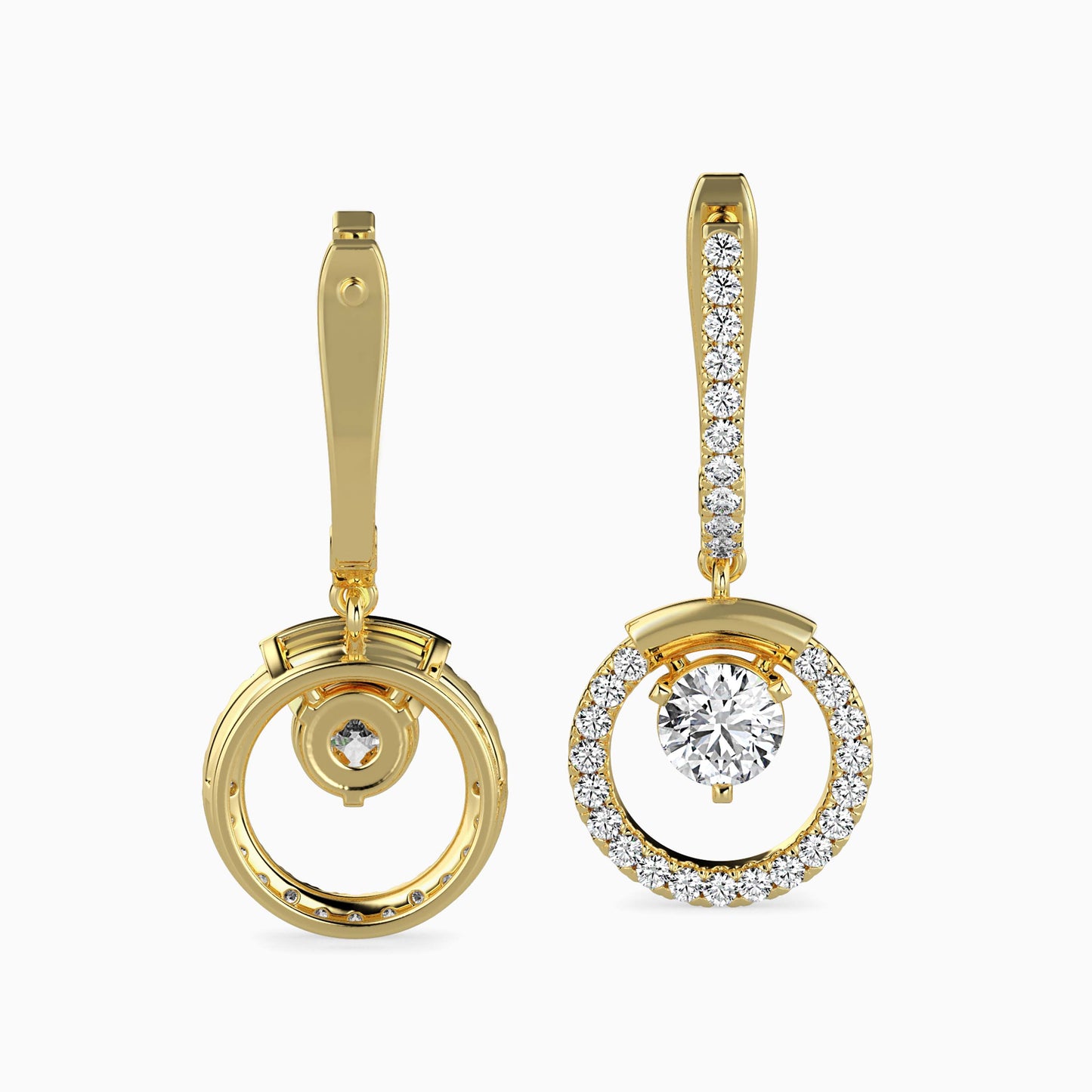 Clio Diamond Solitaire Earring