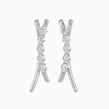 Fates Solitaire Diamond Earring