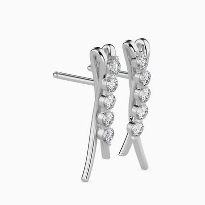 Fates Solitaire Diamond Earring