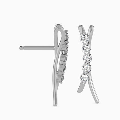 Fates Solitaire Diamond Earring