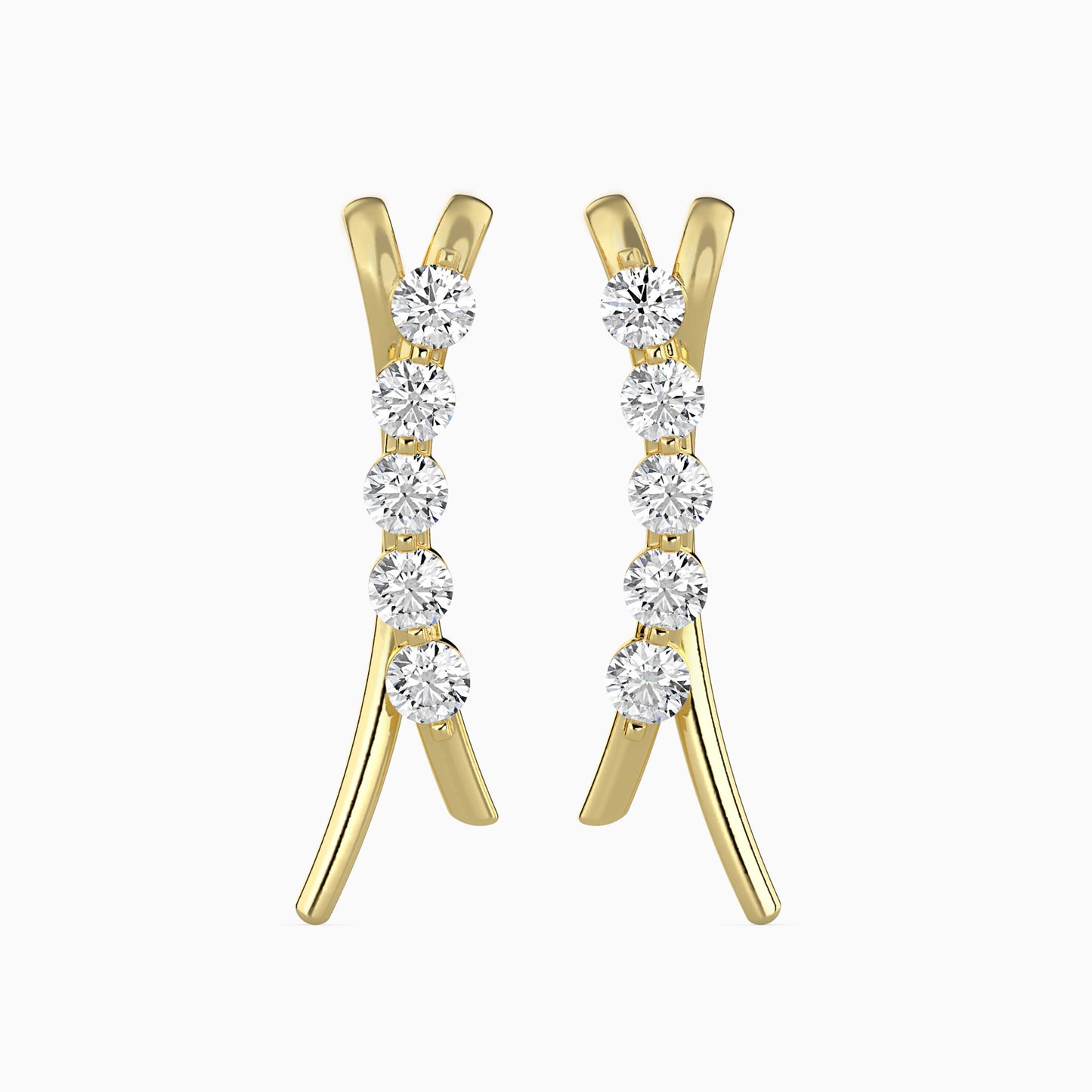 Fates Solitaire Diamond Earring