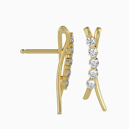 Fates Solitaire Diamond Earring