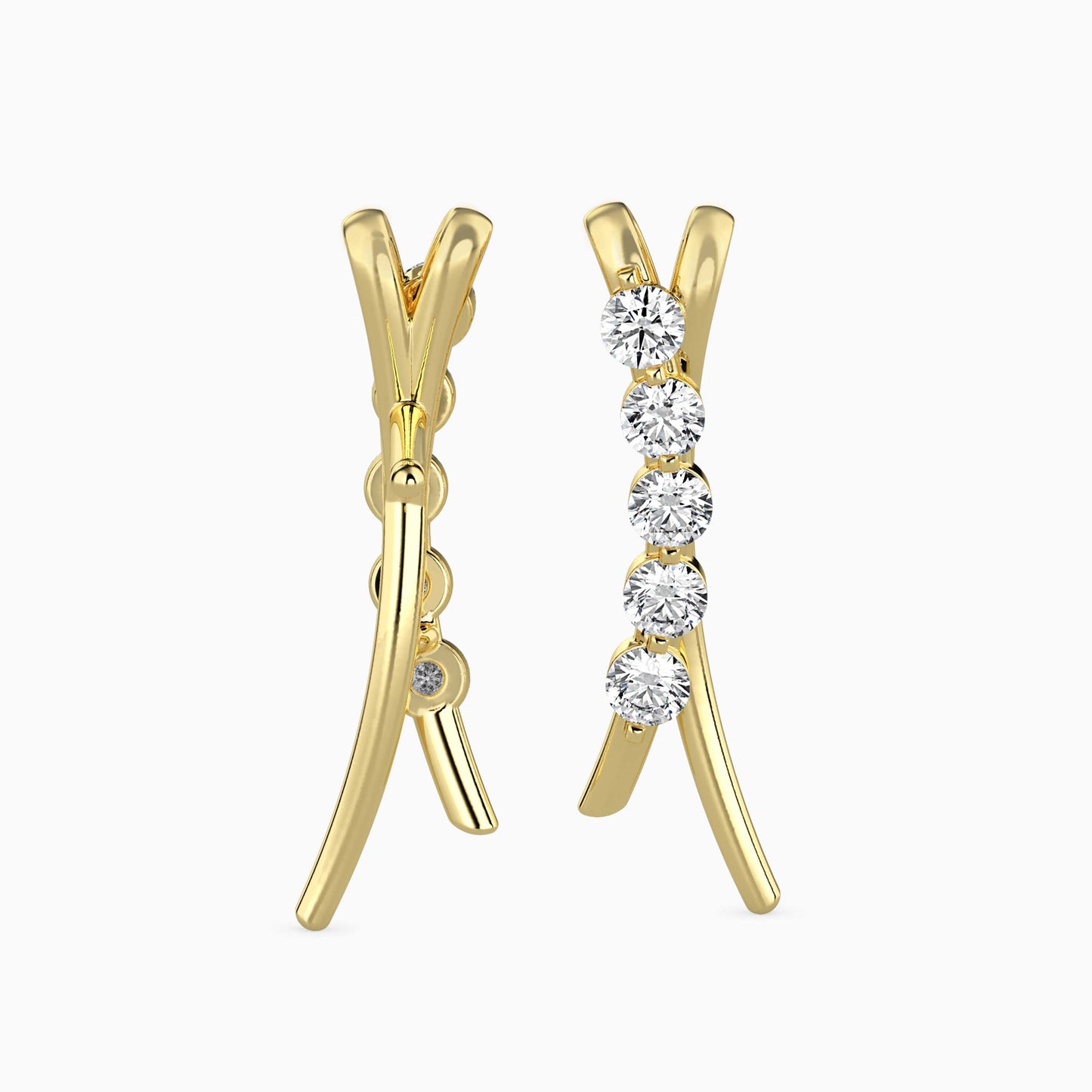 Fates Solitaire Diamond Earring