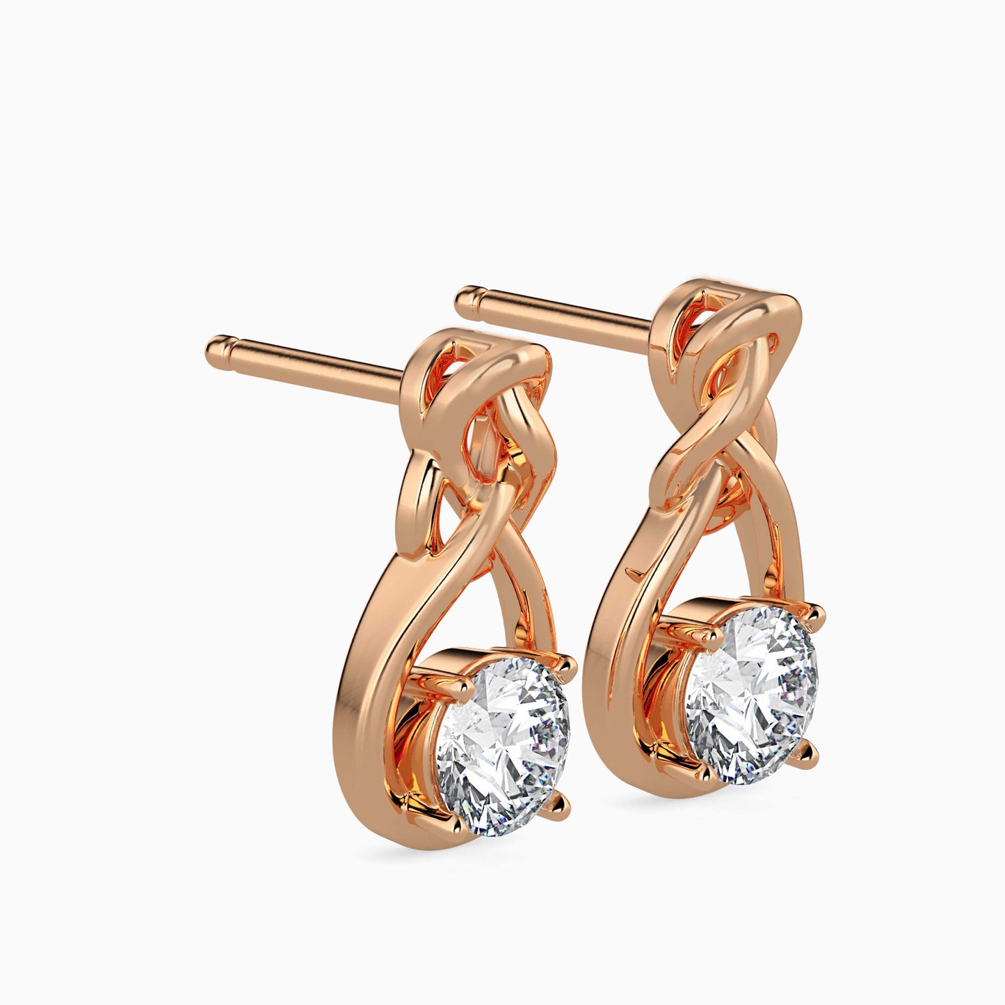 Natty Diamond Solitaire Earring