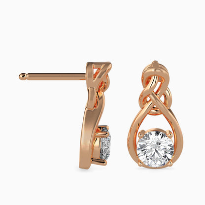 Natty Diamond Solitaire Earring