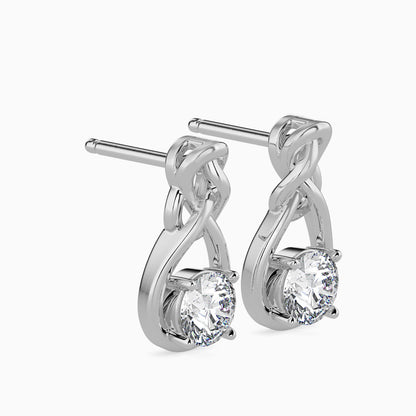 Natty Diamond Solitaire Earring