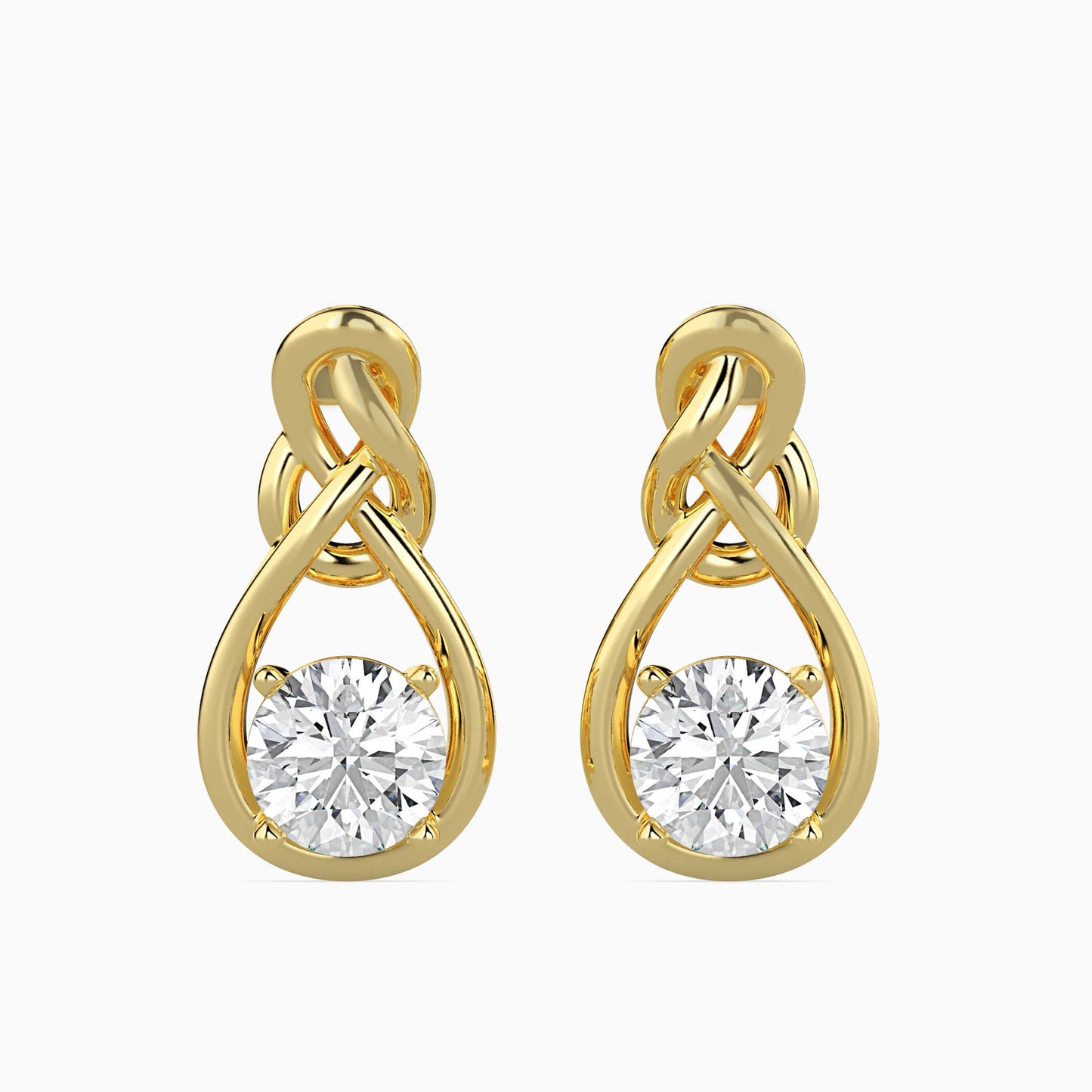 Natty Diamond Solitaire Earring