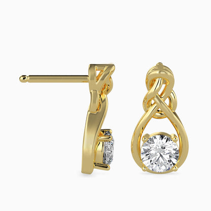 Natty Diamond Solitaire Earring