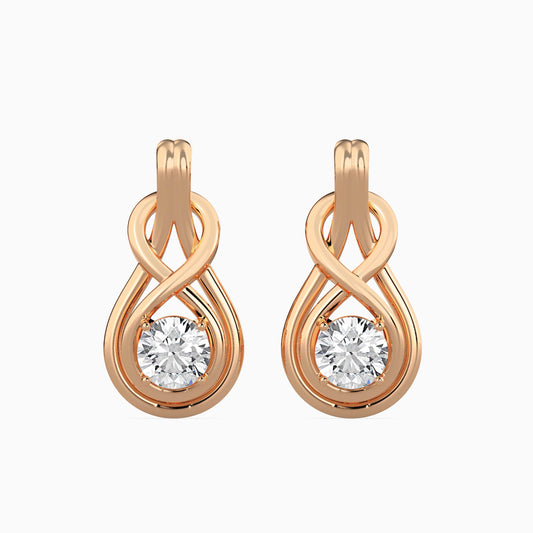 Lefou Solitaire Diamond Earring