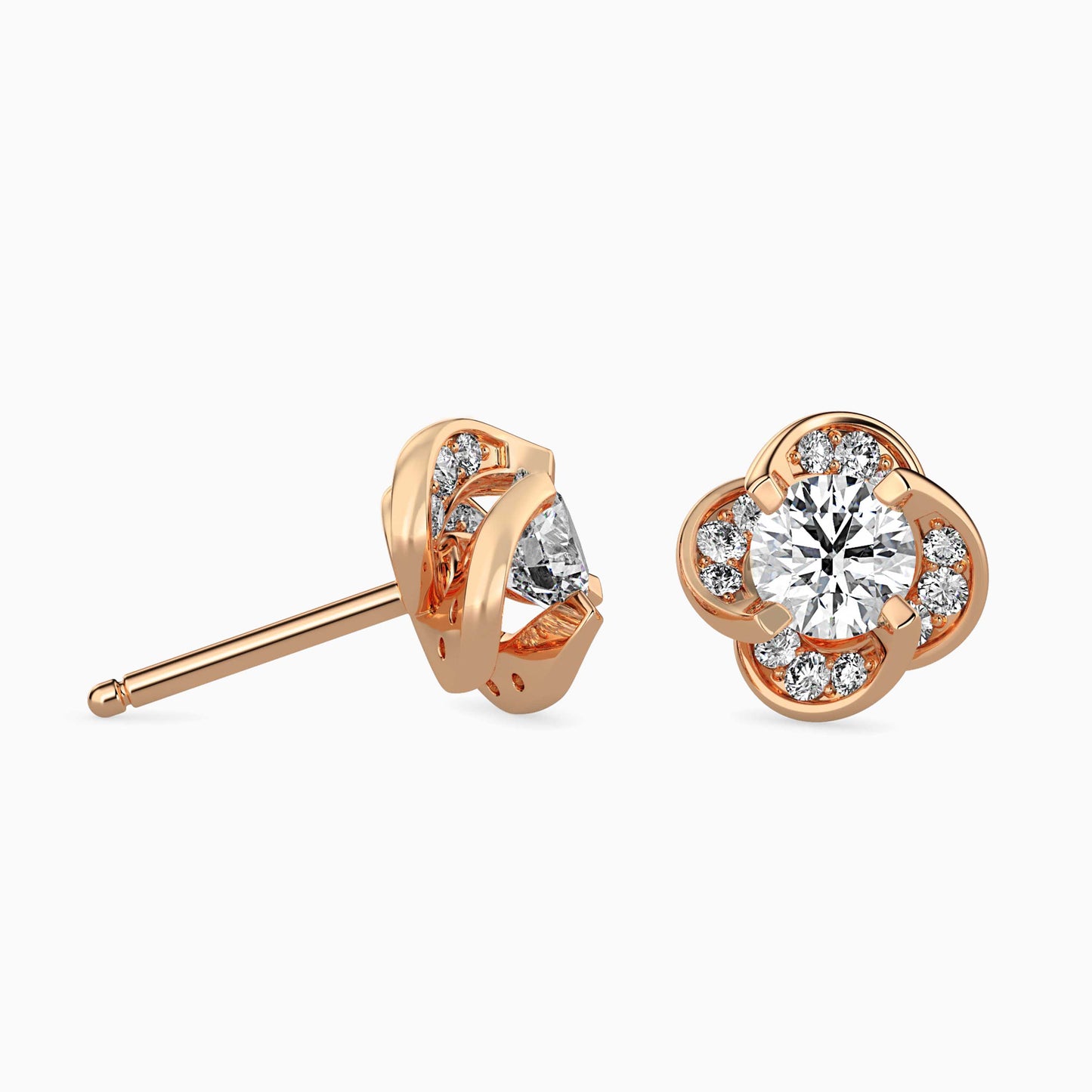 Piec Solitaire Diamond Earring