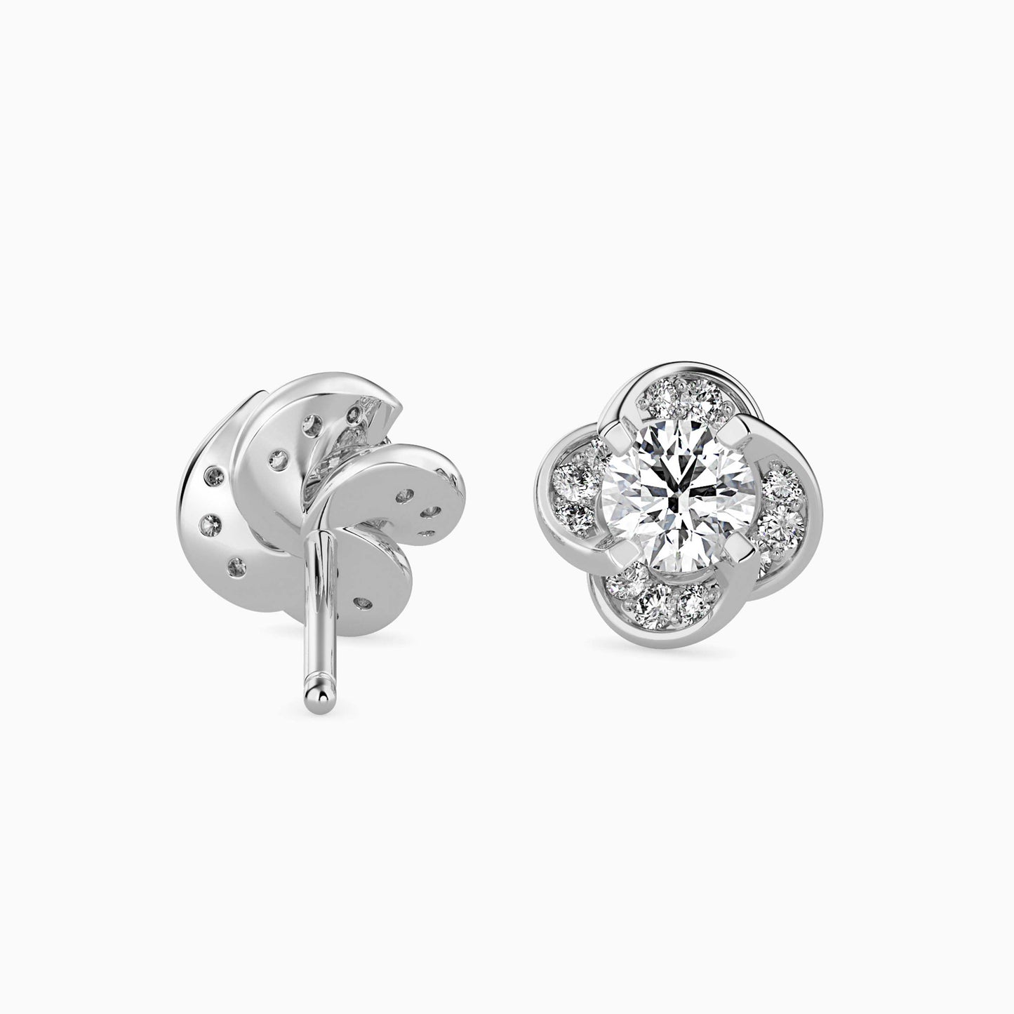 Piec Solitaire Diamond Earring