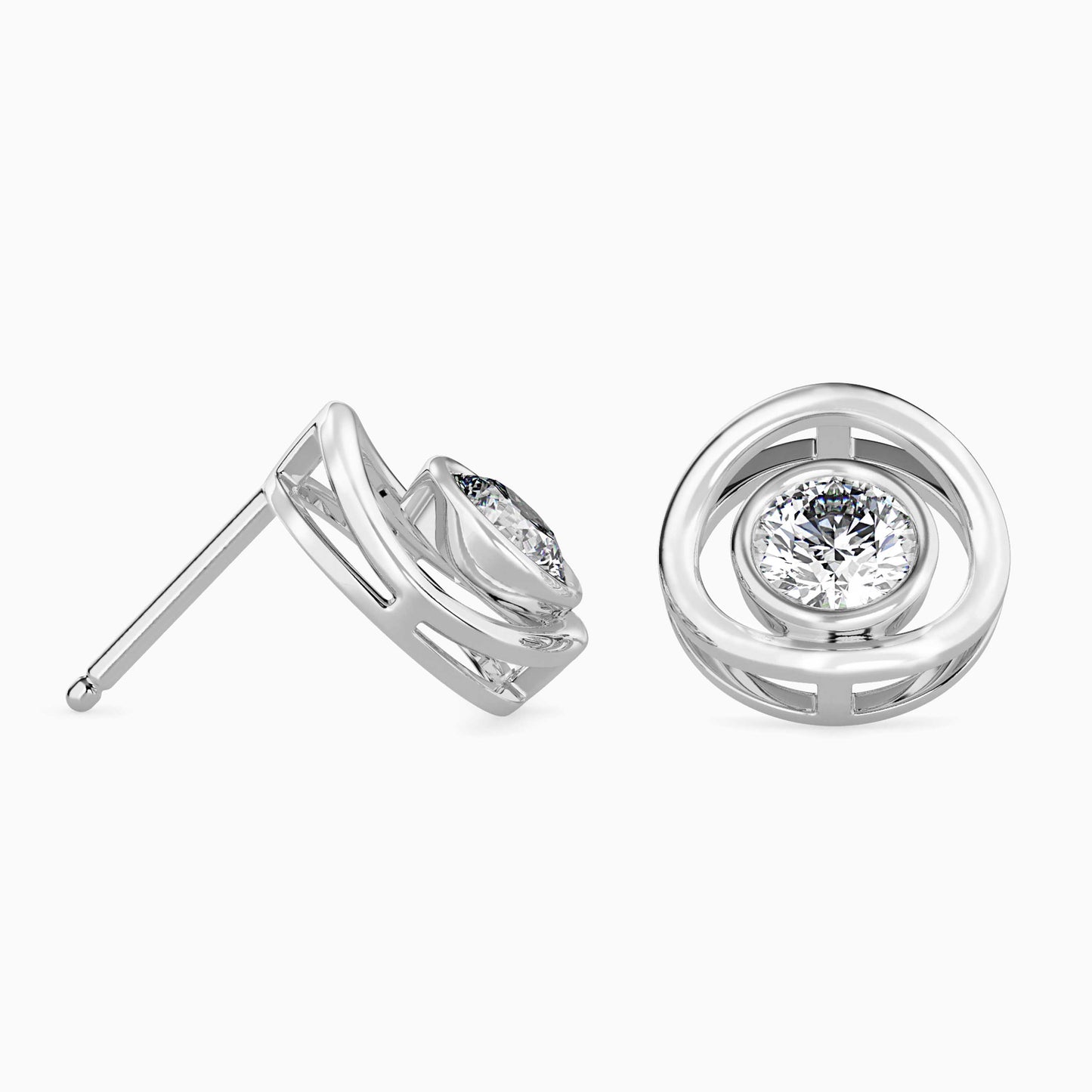 Bestia Diamond Solitaire Earring