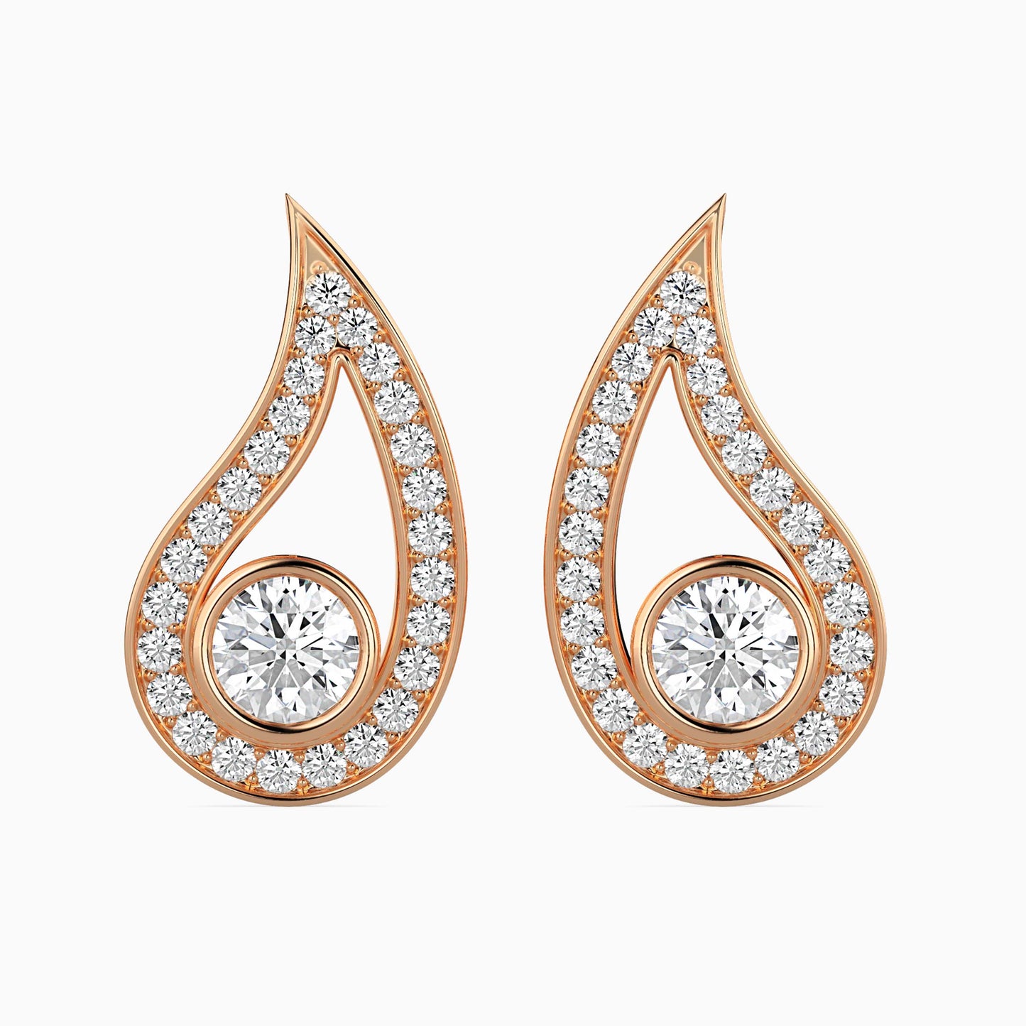 Trybik Diamond Solitaire Earring