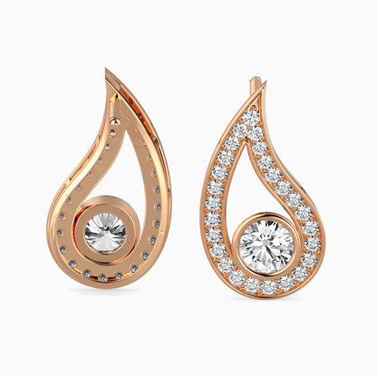 Trybik Diamond Solitaire Earring