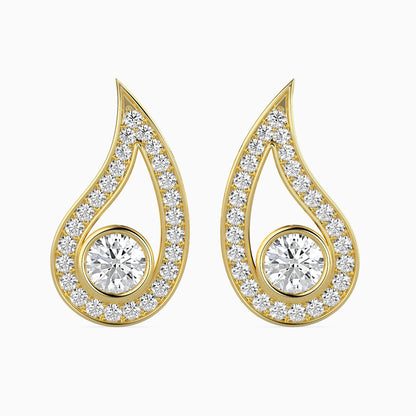 Trybik Diamond Solitaire Earring