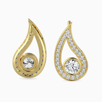 Trybik Diamond Solitaire Earring