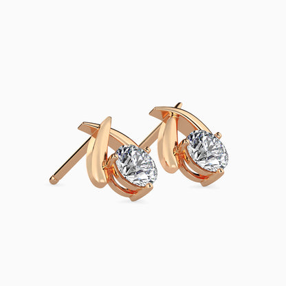 Aquata Solitaire Diamond Earring