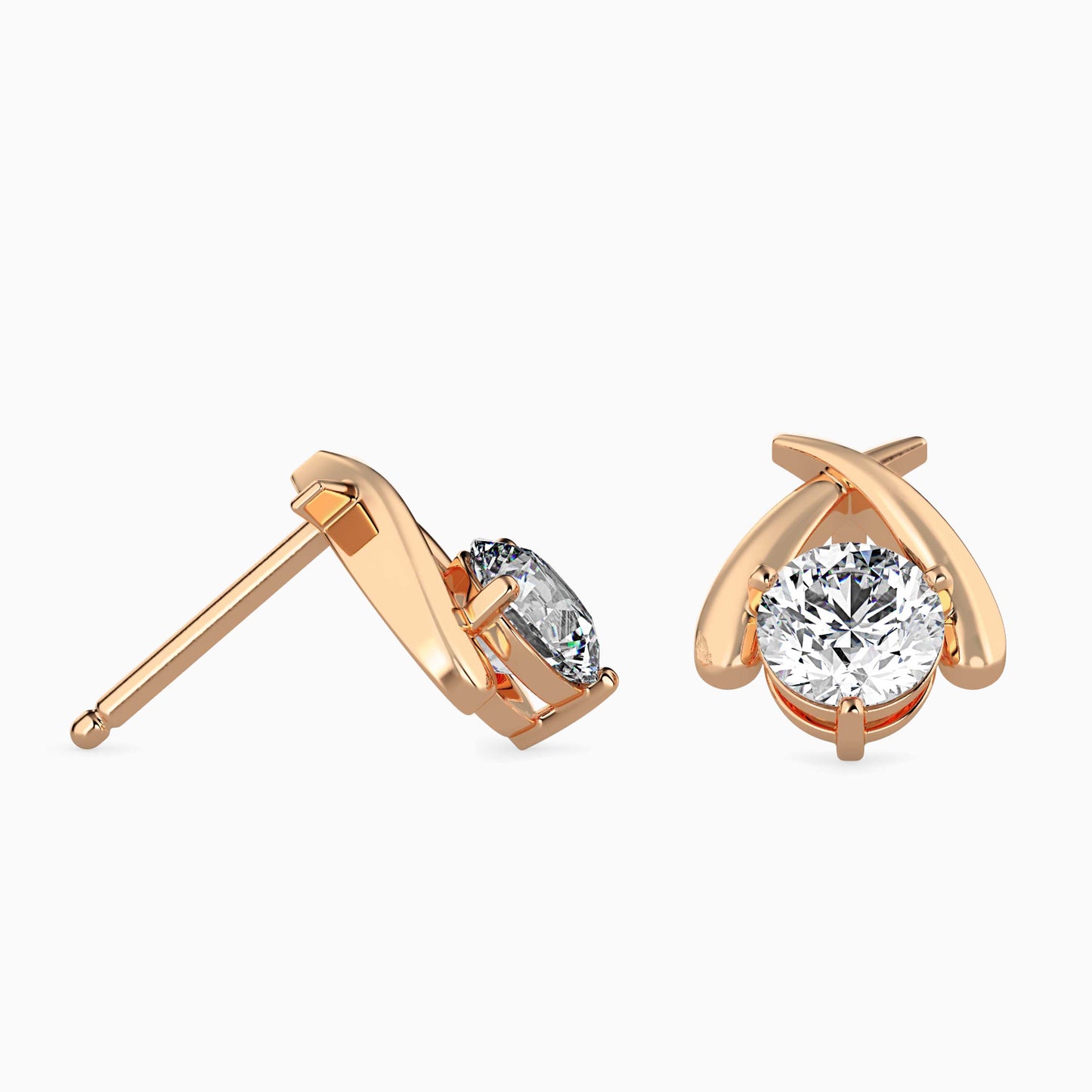 Aquata Solitaire Diamond Earring