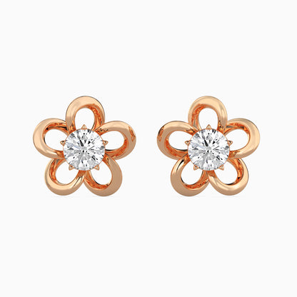 Adella Solitaire Diamond Earring