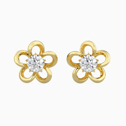 Adella Solitaire Diamond Earring