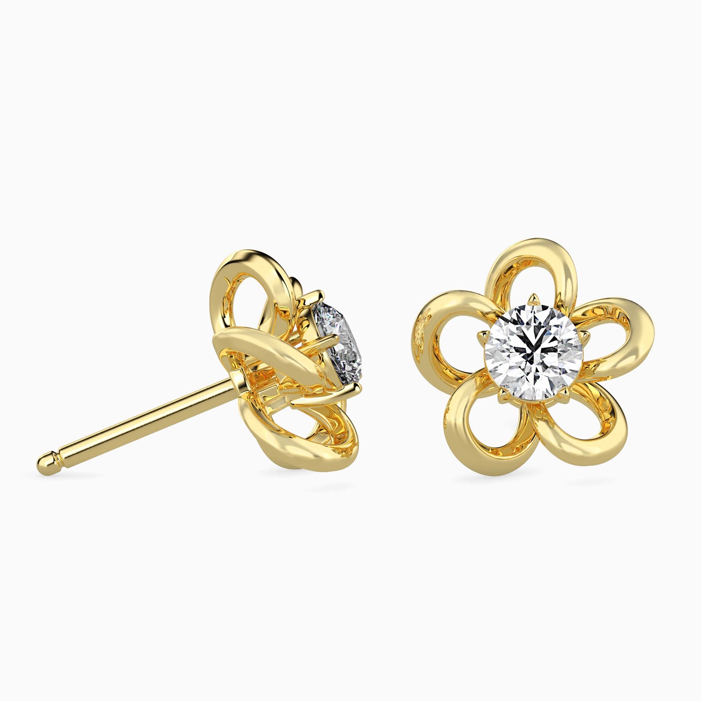 Adella Solitaire Diamond Earring