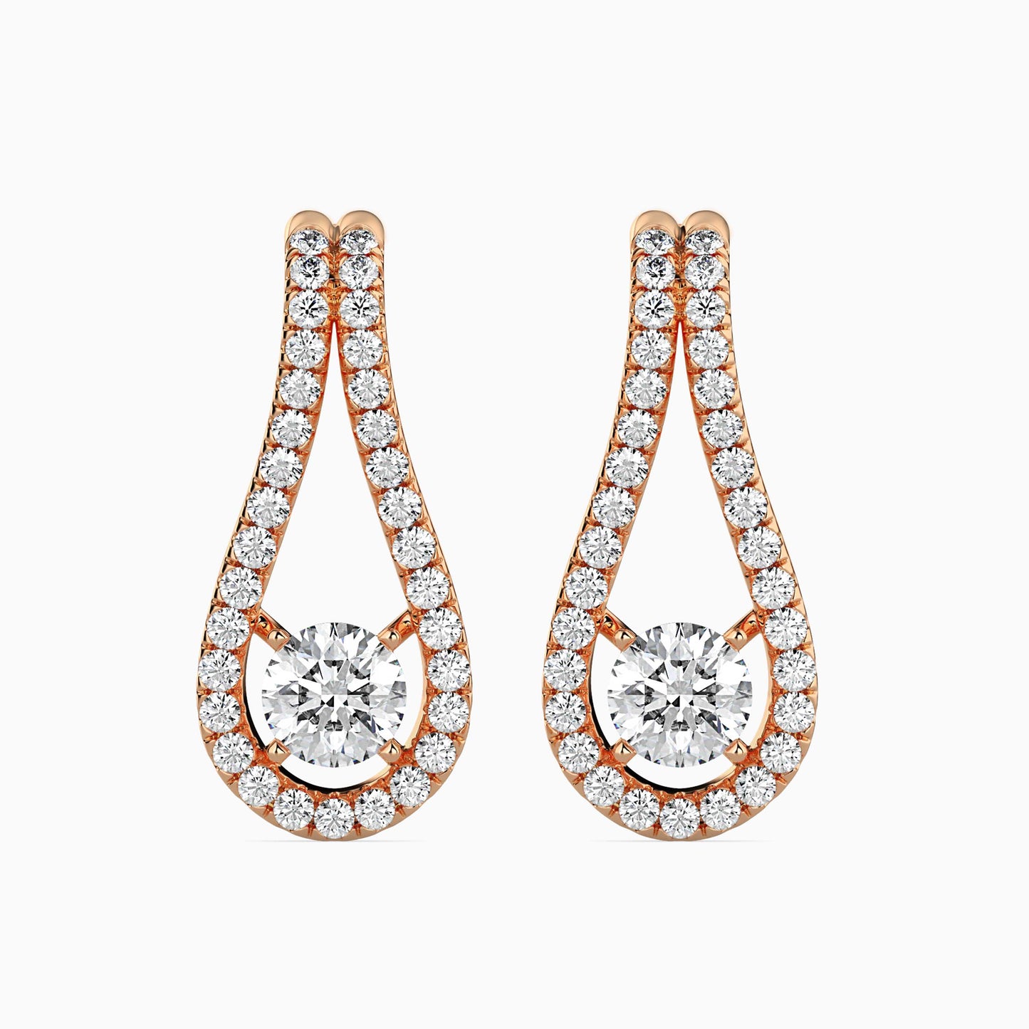 Giselle Solitaire Diamond Earring